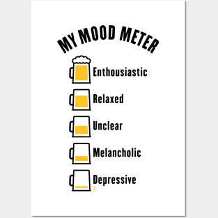 My Mood Meter (Beer Drinker / V1 / POS) Posters and Art